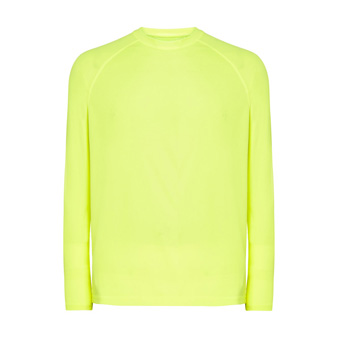 Longsleeve Sport T-shirt for printing Colour: yellow neon Size: L