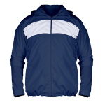 Waterproof jacket with a white panel for sublimation