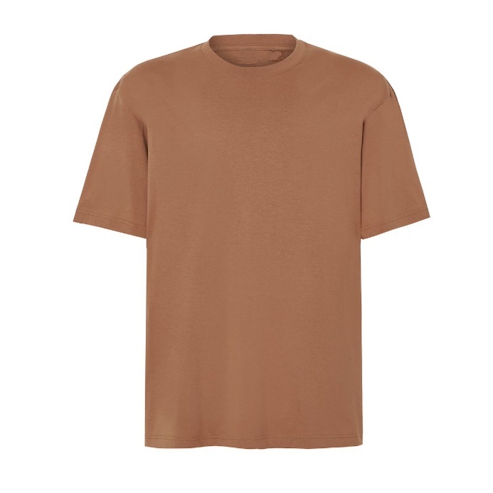 T-shirt OVERSIZE for Printing Colour: Brown Size: XS