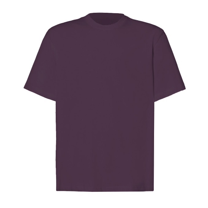 T-shirt OVERSIZE for Printing Colour: Purple Size: XS