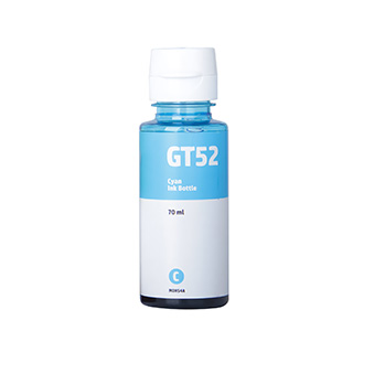 Compatible Ink Cartridge M0H54AE / GT52 - HP Ink Tank Wireless 417 cyan