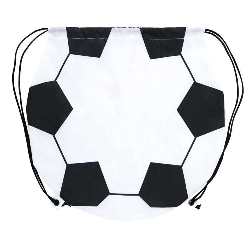 Sublimation bag with a football pattern - 10 pcs
