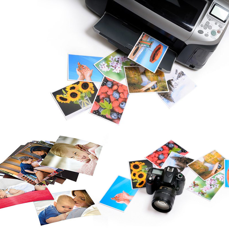 Photo paper for inkjet printers