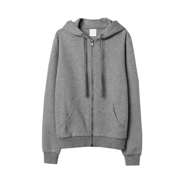 Women’s sweatshirt with zip for printing