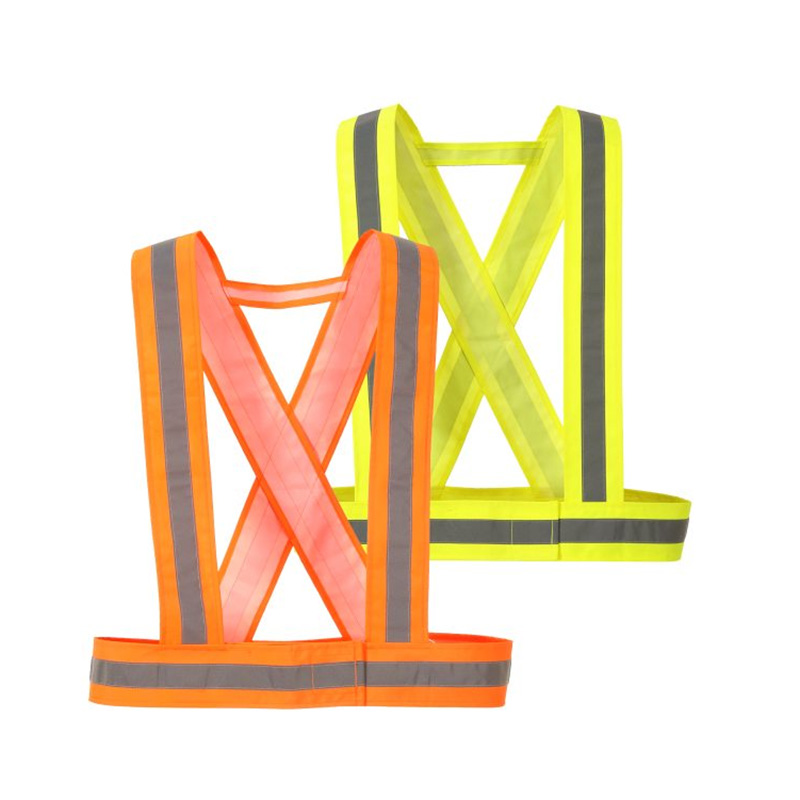 Reflective fluorescent tape for sewing in