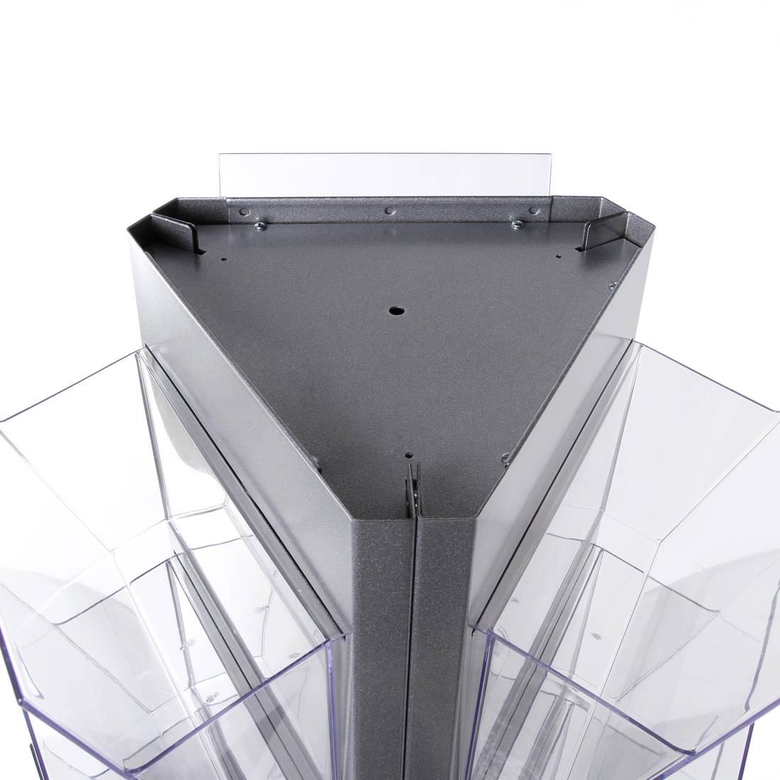 Rotating leaflet holder exhibition with 21 pockets (A4 size)