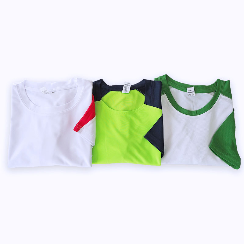 Sublimation T-shirt with colour sleeves